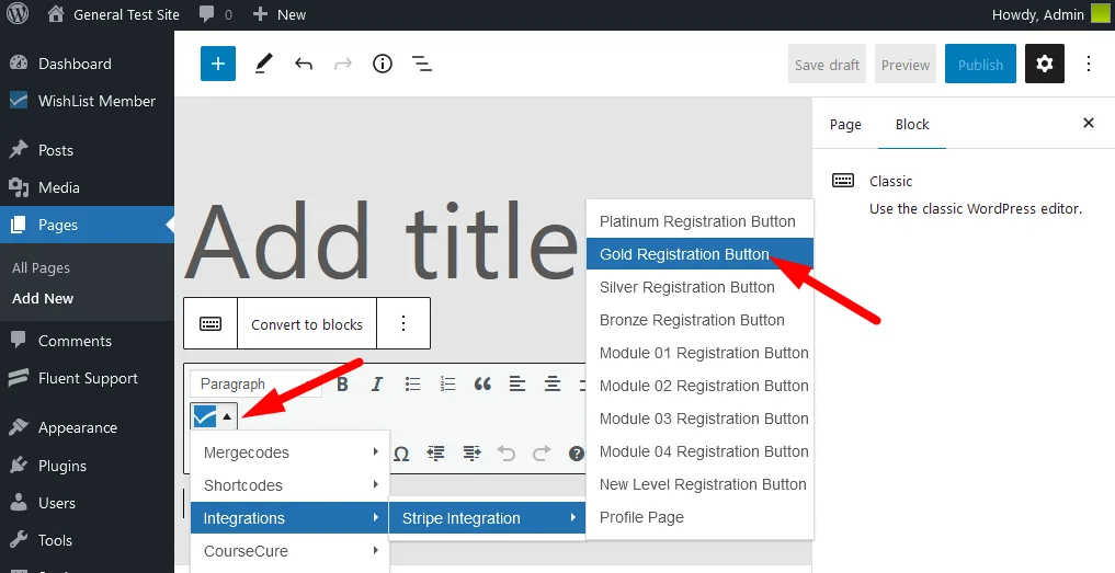 image - WordPress Membership Plugin - Membership Sites Stripe Payment Button