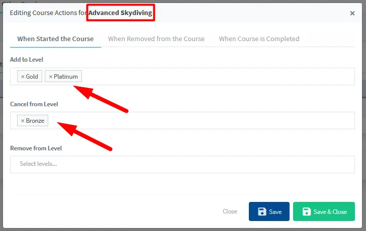 image-118 - WordPress Membership Plugin - Membership Sites Sensei LMS Integration with WishList Member - Editing Course Actions