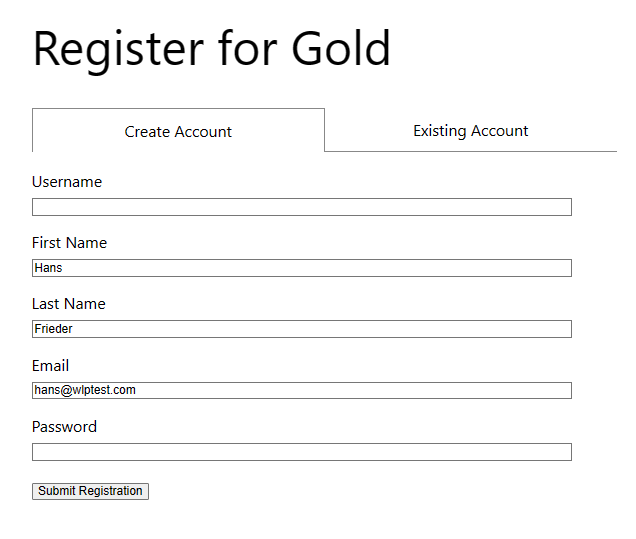 Recurly Integration with WishList Member - Registration Form