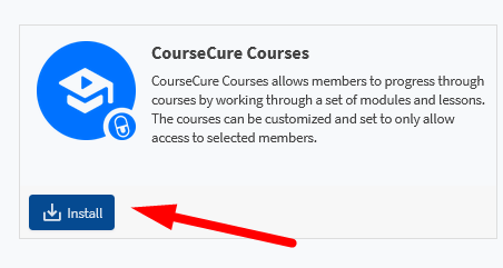 CourseCure Add-ons for WishList Member - Install