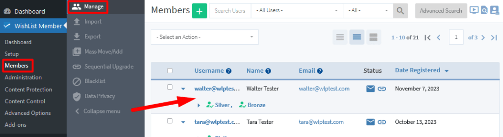 ResponseSuite Integration with WishList Member - Add User to WishList Member