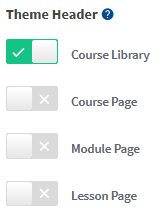 CourseCure Courses - Course Layout Theme Header