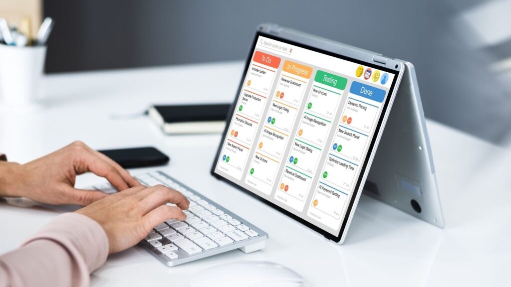 Kanban Project Schedule Management Software App