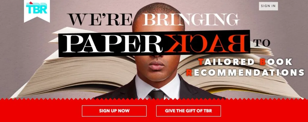 TBR Tailored Book Recommendations Subscription Box - WordPress Membership Plugin - Membership Sites Tailored Book Recommendations Subscription Box Screenshot