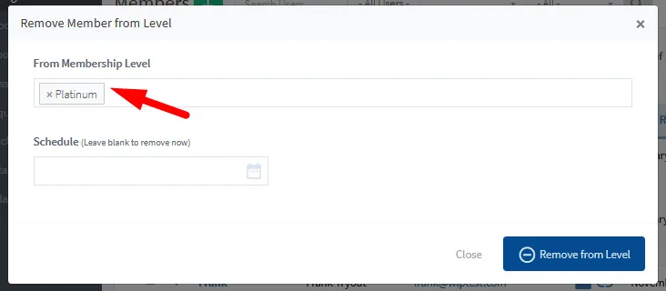 image-7 - WordPress Membership Plugin - Membership Sites WishList Member - Remove from Level