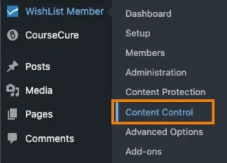 WLM Content Control - WordPress Membership Plugin - Membership Sites