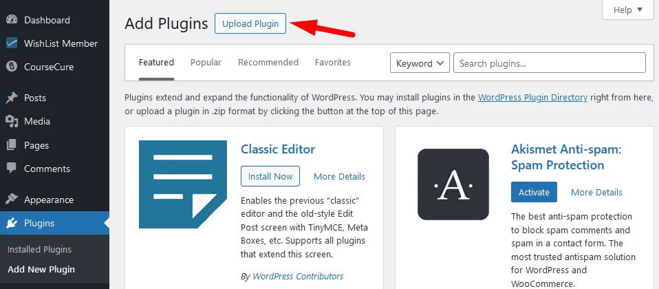 image-25 - WordPress Membership Plugin - Membership Sites Manually Update WordPress Plugin - WishList Member - Upload Plugin