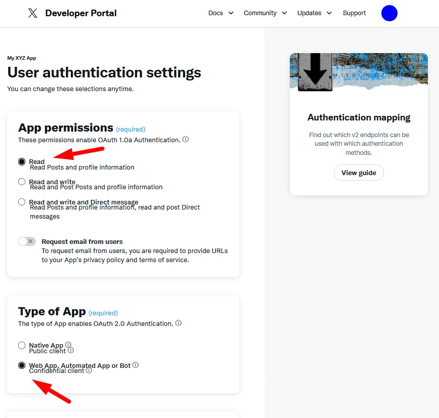 image-101 - WordPress Membership Plugin - Membership Sites WishList Member Social Login - Setup X (formerly Twitter) App