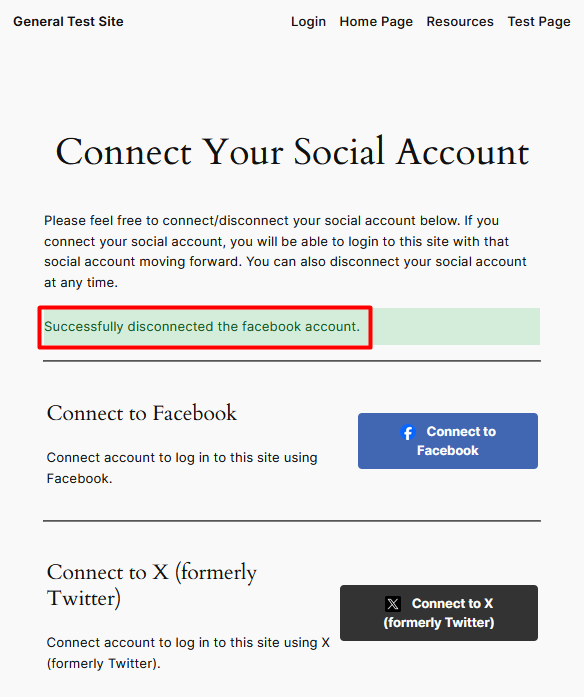 WishList Member Social Login - Disconnect from Social Accounts