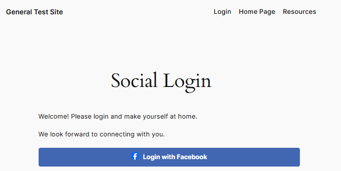 WishList Member Social Login - Social Login Button