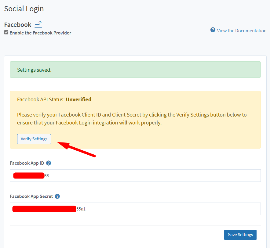 WishList Member Social Login - Verify