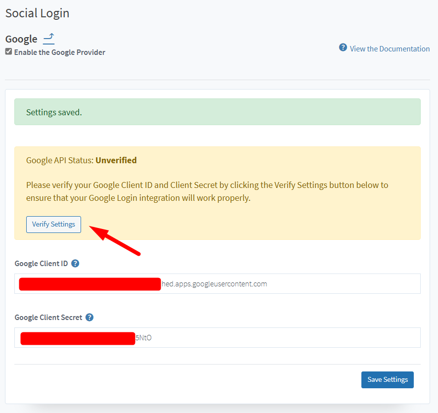 WishList Member Social Login - Verify