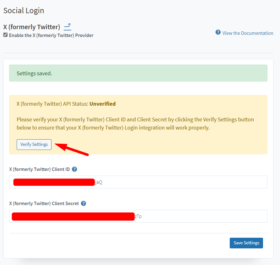 WishList Member Social Login - Verify