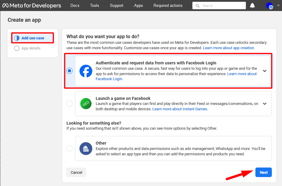 WishList Member Social Login - Create Facebook App