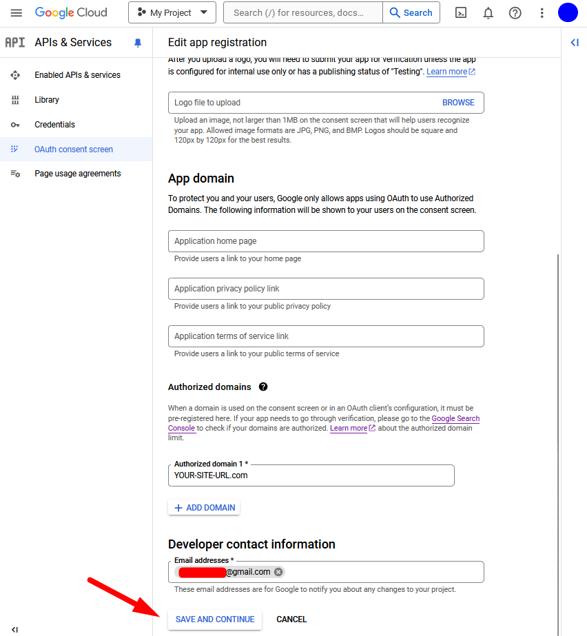 WishList Member Social Login - Setup Google App