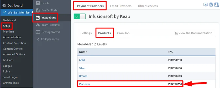 image-36 - WordPress Membership Plugin - Membership Sites Infusionsoft by Keap (Payment Provider) Integration with WishList Member - Membership Level SKU