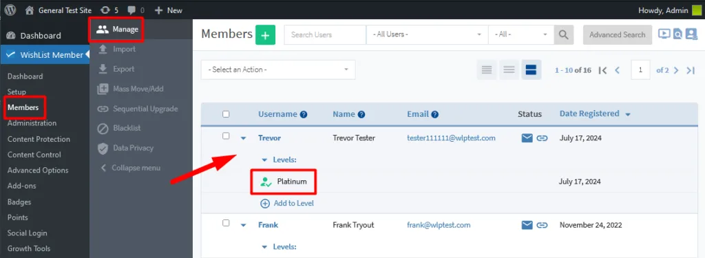 image-58 - WordPress Membership Plugin - Membership Sites Infusionsoft by Keap (Payment Provider) Integration with WishList Member - Member Added to the Level