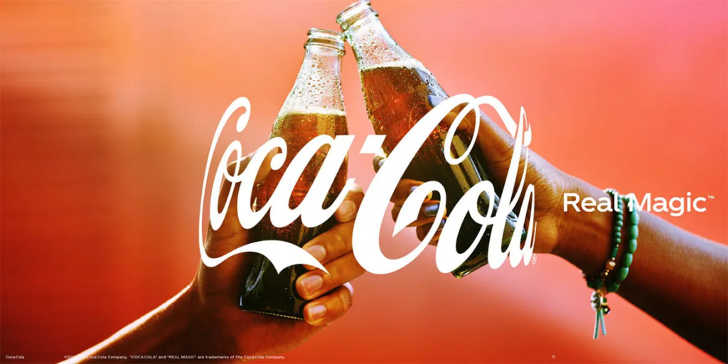 coca cola online branding