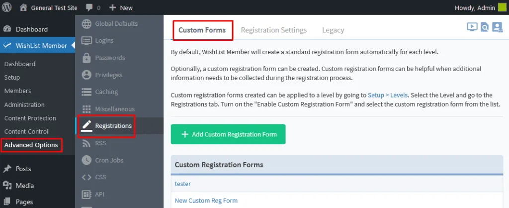 built in sign up form for better nonprofit membership management 